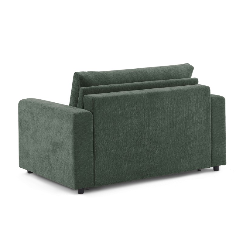 Fauteuil SOCCA express tissu vert 1 place