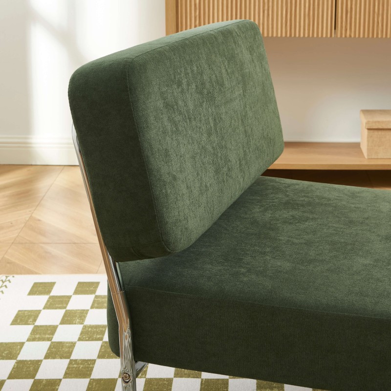 Fauteuil JACK tissu vert