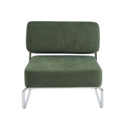 Fauteuil JACK tissu vert