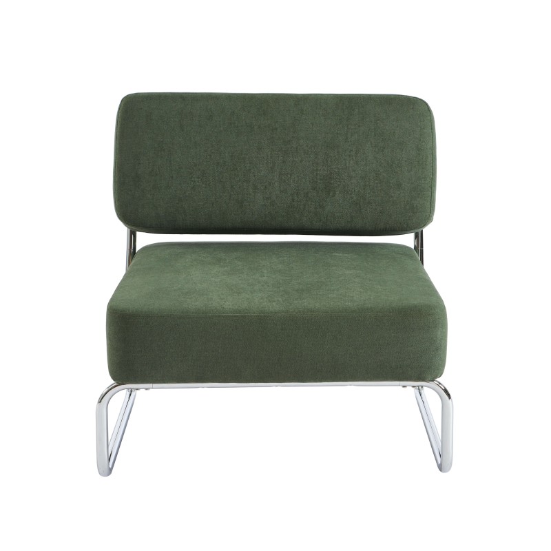 Fauteuil JACK tissu vert