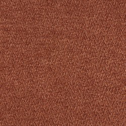 Lot de 2 chaises ELISABETH tissu terracotta pieds effet noyer