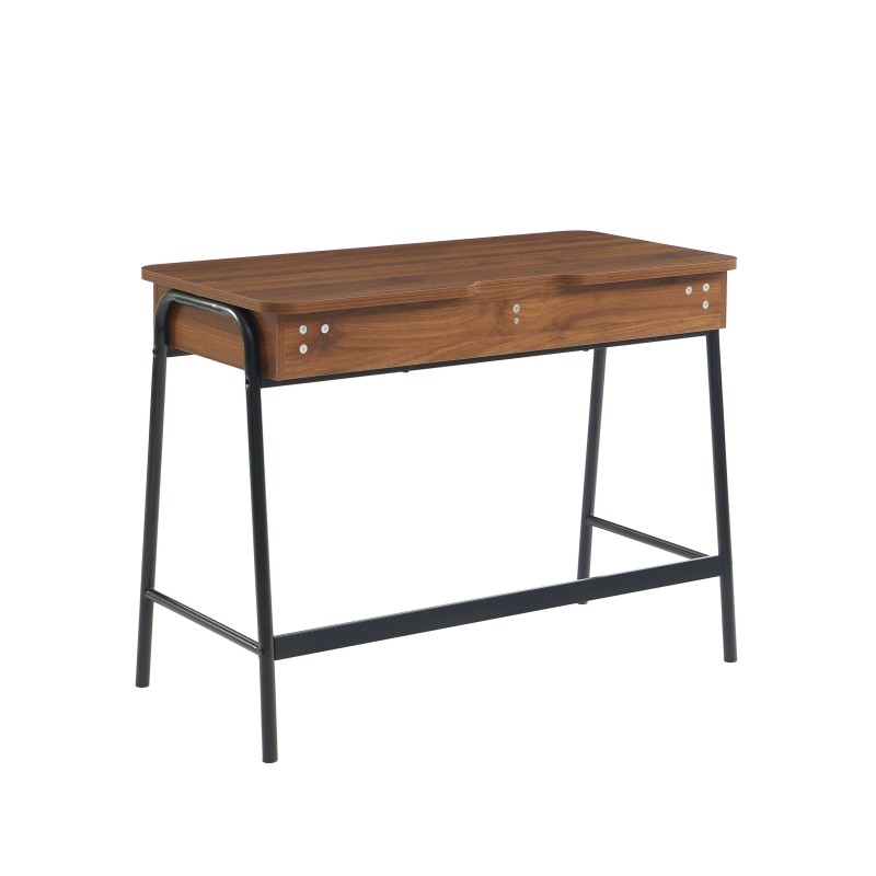 Bureau ESRA effet noyer et noir 100cm