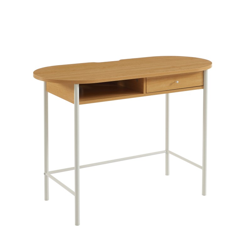 Bureau GAIA effet chêne et blanc