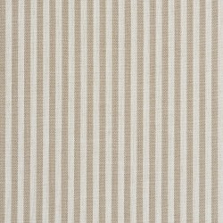 Tête de lit LOUISON tissu lin rayé blanc et beige 160cm