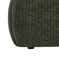 Letto contenitore YOKA 160x200 in velluto a coste verde, rete inclusa