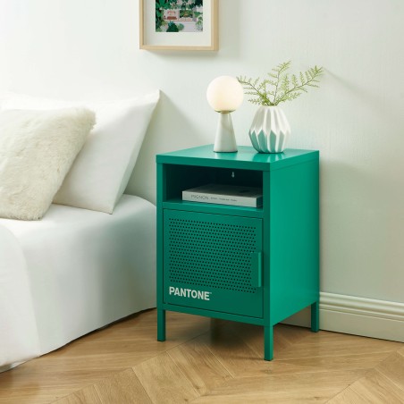 Nachttisch PANTONE aus smaragdgrünem Metall