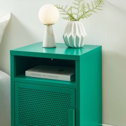 Table de chevet PANTONE métal émeraude