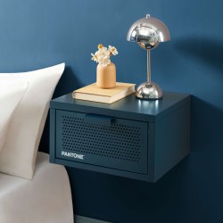 Comodino da parete PANTONE in metallo blu notte 40 cm