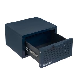 Comodino da parete PANTONE in metallo blu notte 40 cm