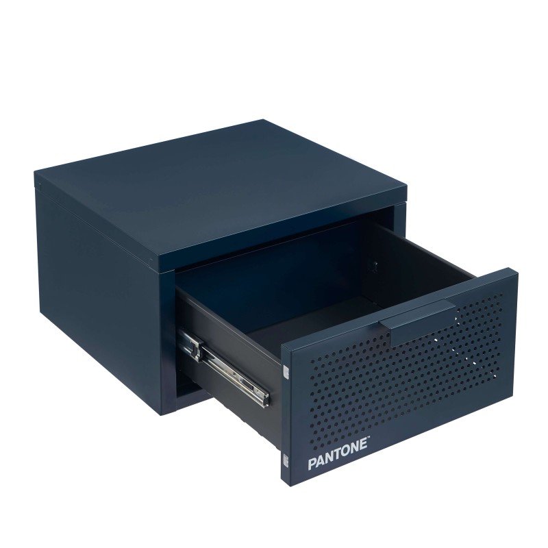Comodino da parete PANTONE in metallo blu notte 40 cm