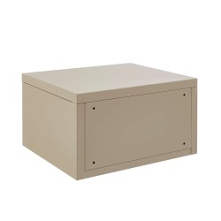 Comodino da parete PANTONE in metallo color tortora 40 cm