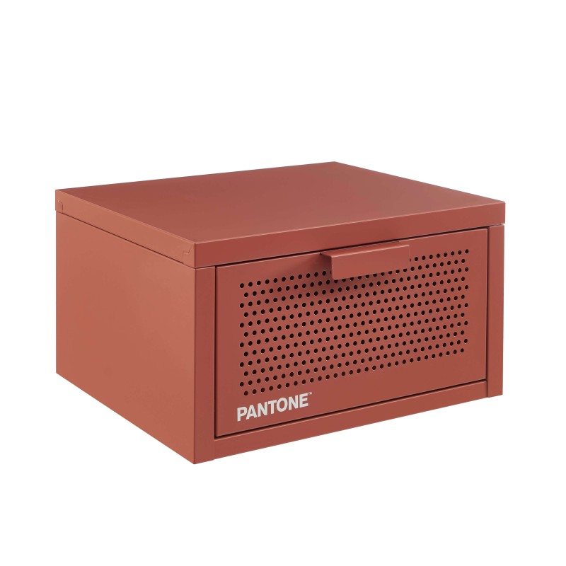 Comodino da parete PANTONE in metallo terracotta 40 cm