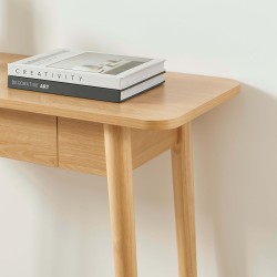 Konsole SOLENN in Eiche-Optik, 1 Schublade, 100 cm