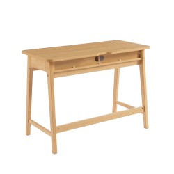 Bureau MAIA 2 compartiments effet chêne 110cm