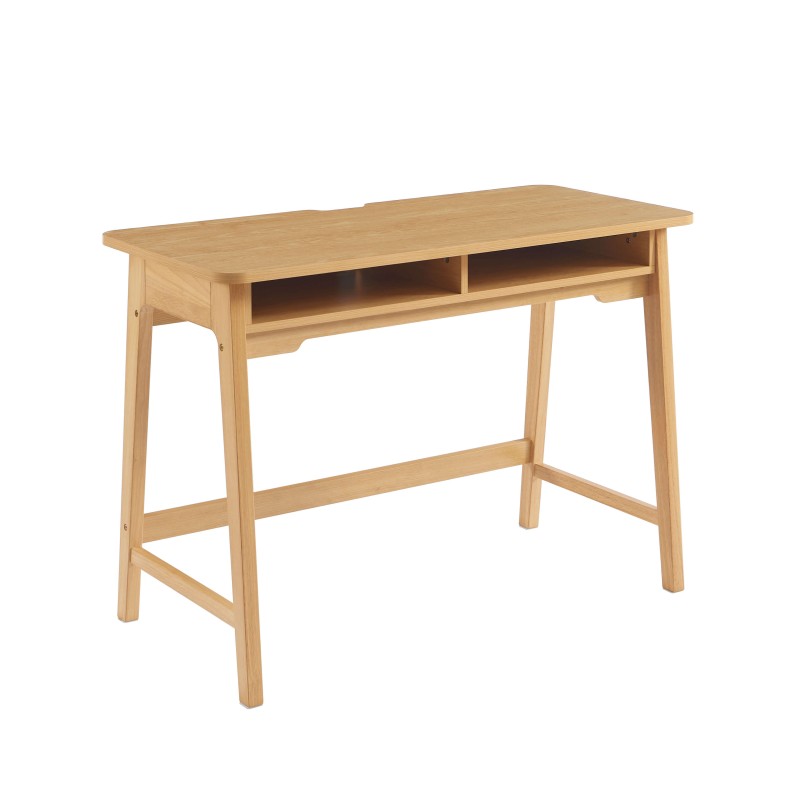 Bureau MAIA 2 compartiments effet chêne 110cm