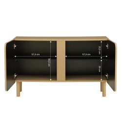 Buffet BRAGA beige 2 portes 120cm