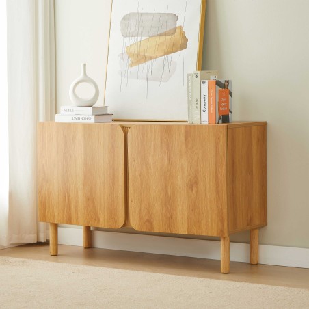 BRAGA Kommode in Eiche-Optik, 2 Türen, 120 cm