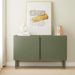 Buffet BRAGA vert 2 portes 120cm