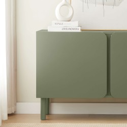 Buffet BRAGA vert 2 portes 120cm