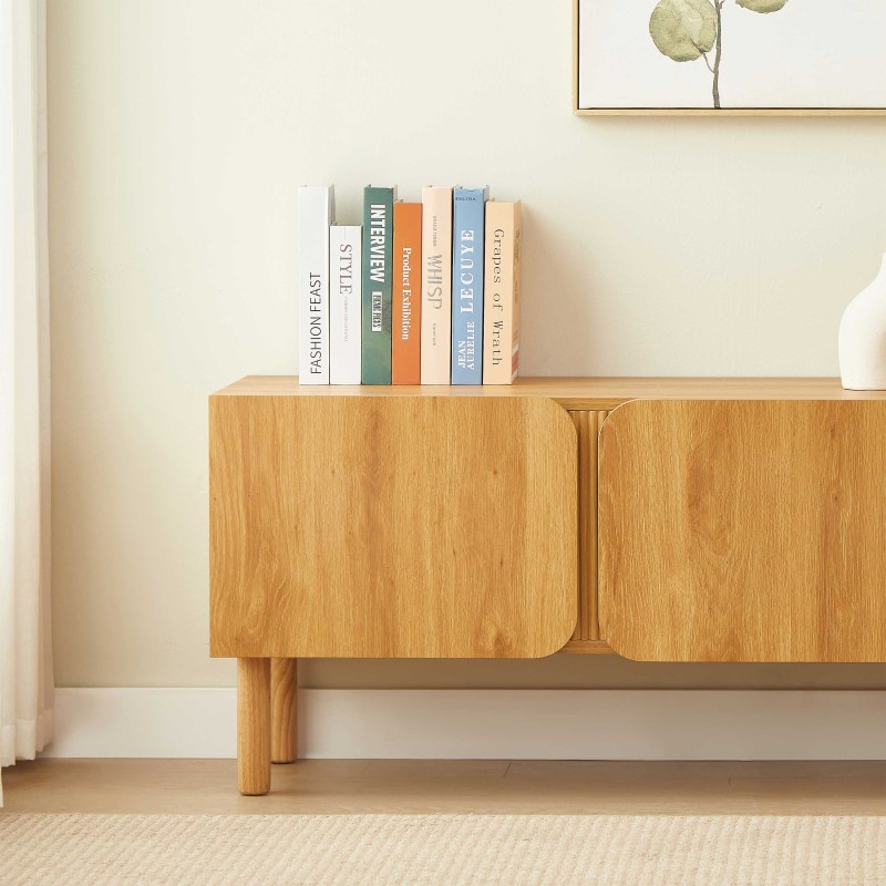 Mobile TV BRAGA effetto rovere 3 ante 150 cm