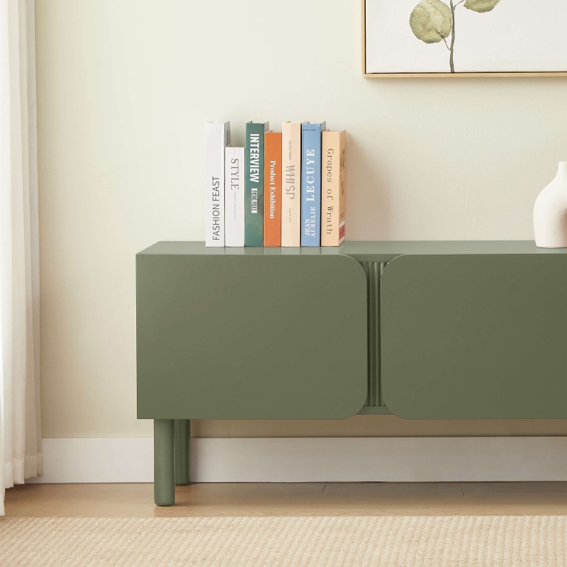 Mobile TV BRAGA verde 3 ante 150 cm