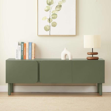 Mobile TV BRAGA verde 3 ante 150 cm