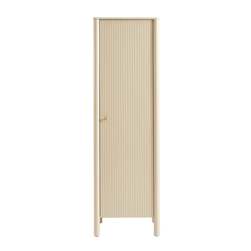 Armoire CLEO laqué beige 1 porte