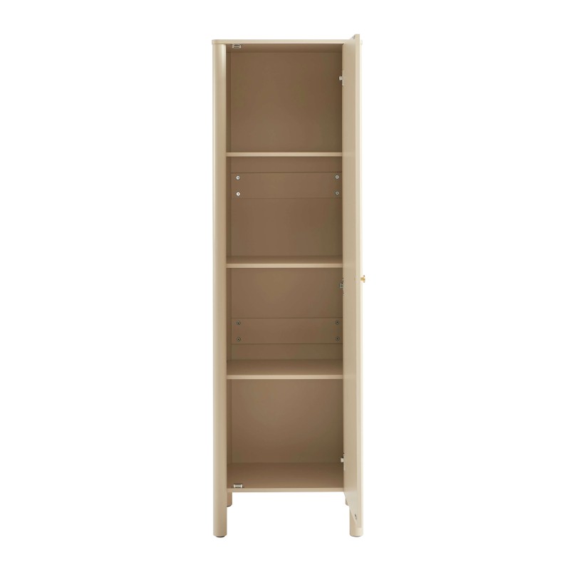 Armoire CLEO laqué beige 1 porte