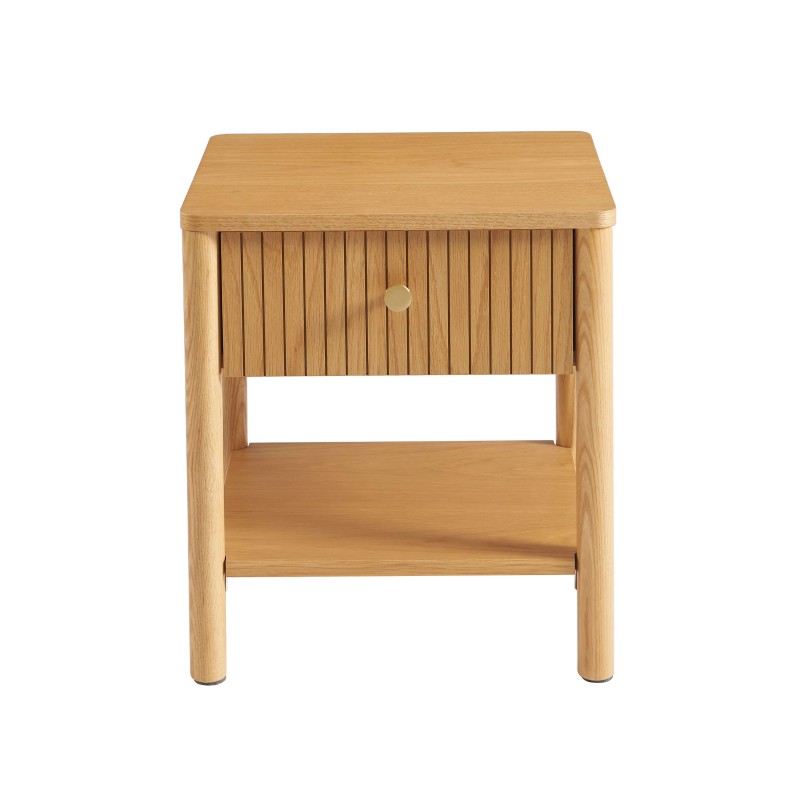 Table de chevet CLEO placage chêne