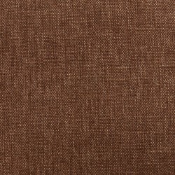 Lot de 2 chaises DOON tissu chenille marron pieds métal