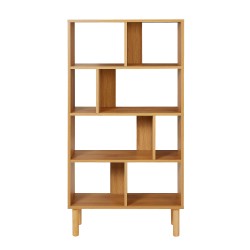 Bibliothèque EVORA effet chêne80x150 cm