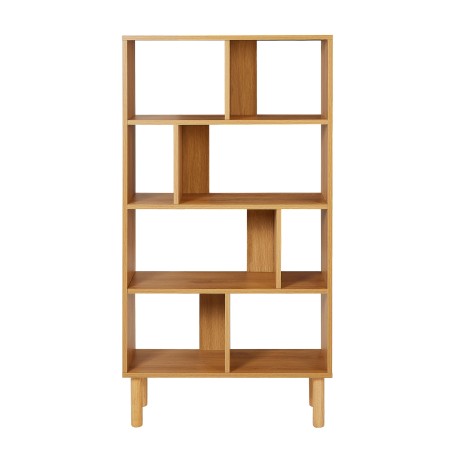 Bibliothèque EVORA effet chêne80x150 cm