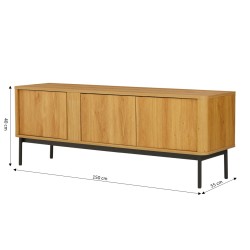 Mobile TV effetto rovere ICA 150 cm