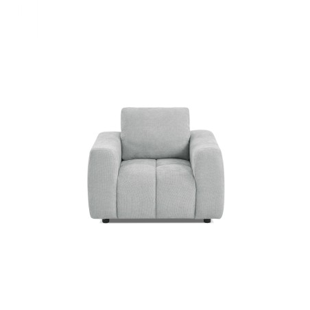 Fauteuil fixe KEREA 1 place tissu chenille gris