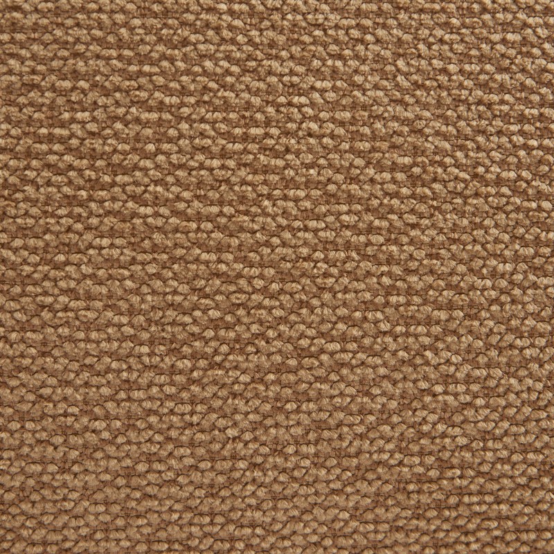 Lit coffre LAVINIA tissu chenille caramel 160x200 sommier inclus
