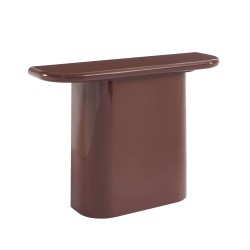 Console MOXY finition laquée brillante bordeaux 120cm