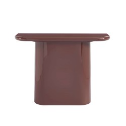 Console MOXY finition laquée brillante bordeaux 120cm