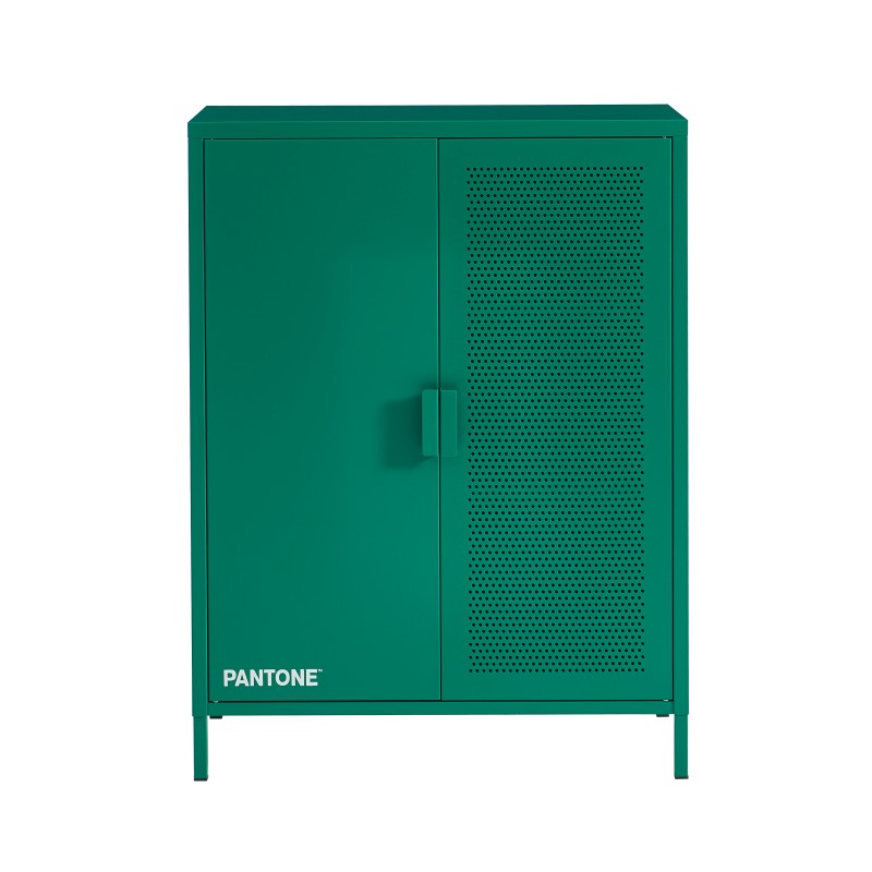 PANTONE Emerald Metall-Sideboard H100cm