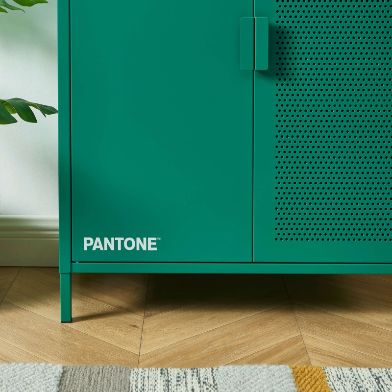 PANTONE Emerald Metall-Sideboard H100cm