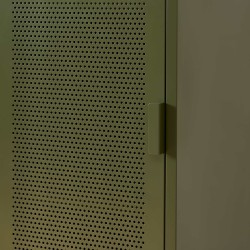 Appendiabiti PANTONE in metallo verde oliva h180cm