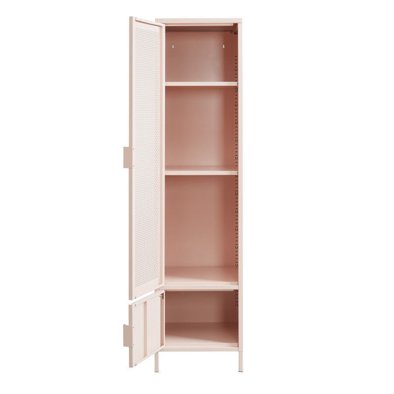 Armadio PANTONE in metallo rosa cipria h180cm