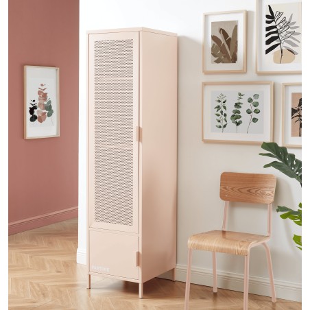 Armadio PANTONE in metallo rosa cipria h180cm