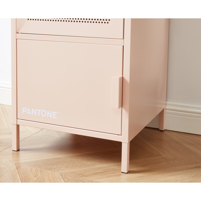 Armadio PANTONE in metallo rosa cipria h180cm