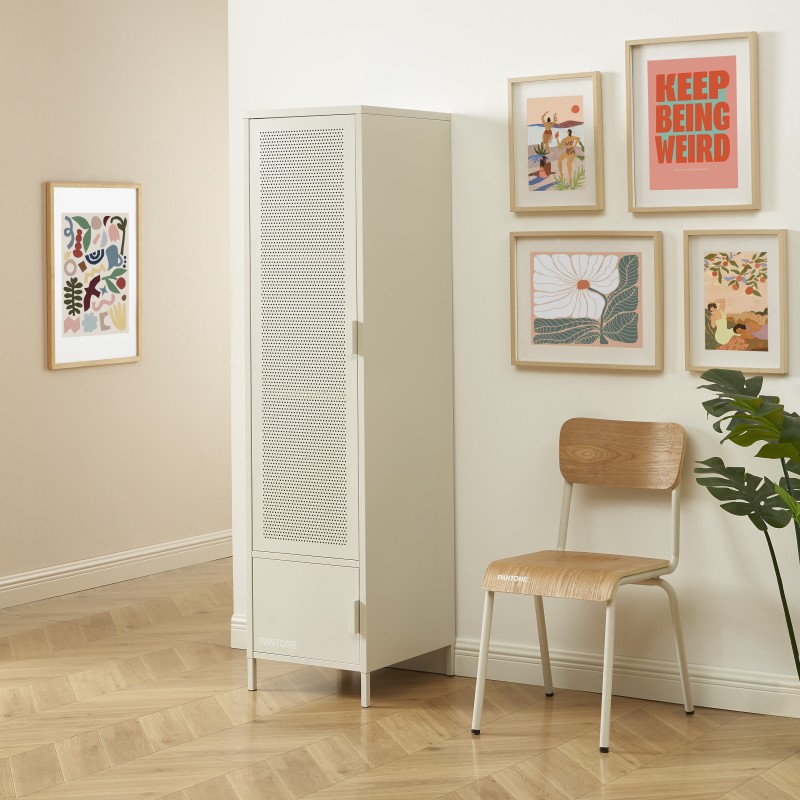Armadio PANTONE, metallo color sabbia, h180cm