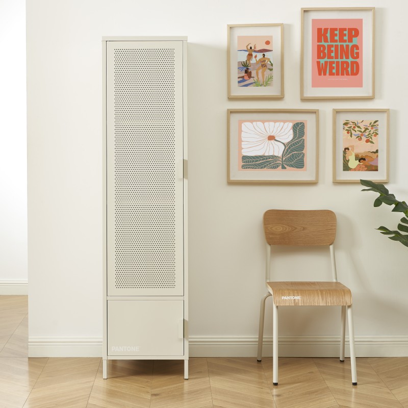 Armadio PANTONE, metallo color sabbia, h180cm