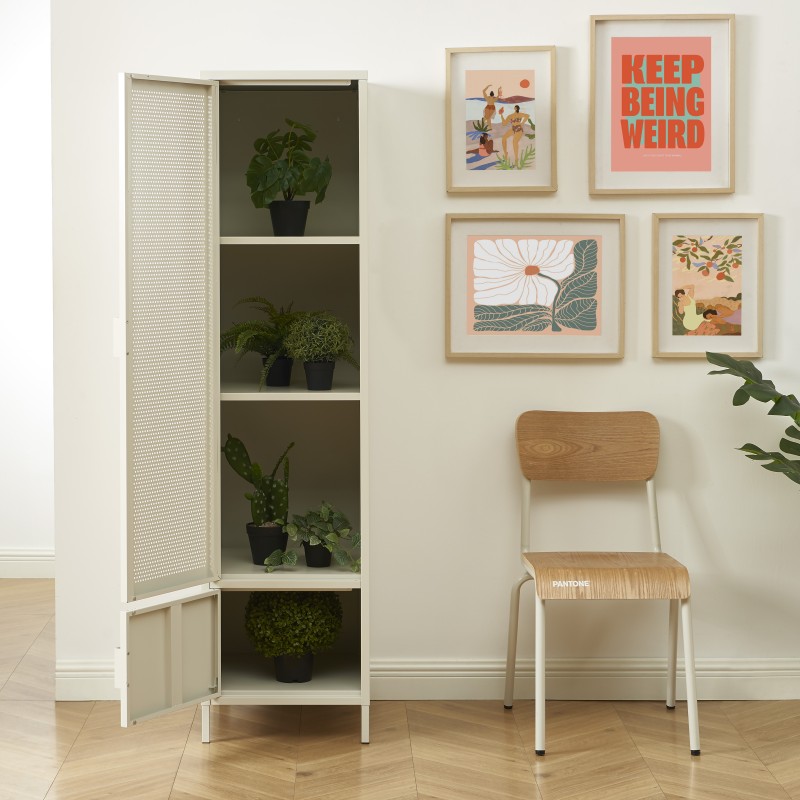 Armadio PANTONE, metallo color sabbia, h180cm