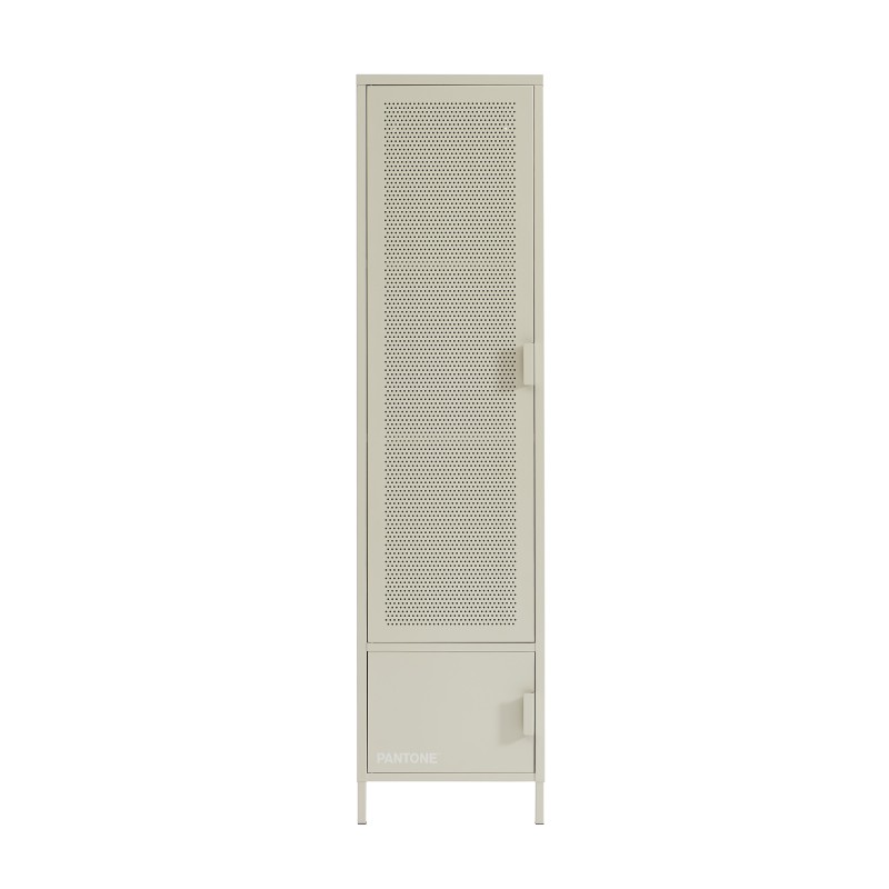 Armadio PANTONE, metallo color sabbia, h180cm
