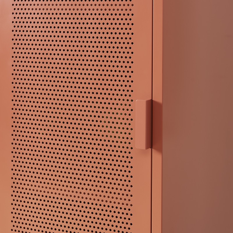 Armadio PANTONE, metallo terracotta, h180cm