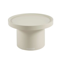 Table d'appoint PANTONE finition laquée mate beige sable 50cm