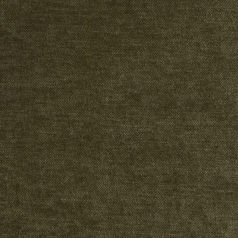 Lot de 2 chaises PANTONE tissu et pieds métal vert olive